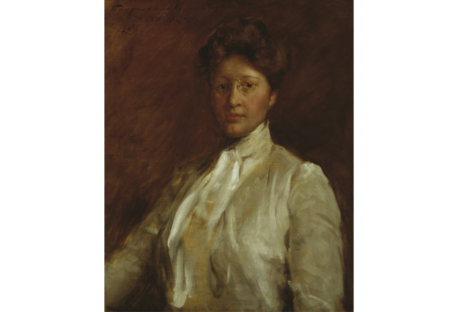Anna Heyward Taylor (1879 - 1956), 1903, By William Merritt Chase (American, 1849—1916); Oil on canvas; 30 1/4 x 24 inches; Gift of Anna Heyward Taylor; 1937.003.0001
